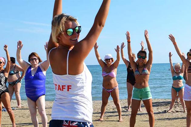 Animazione in spiaggia