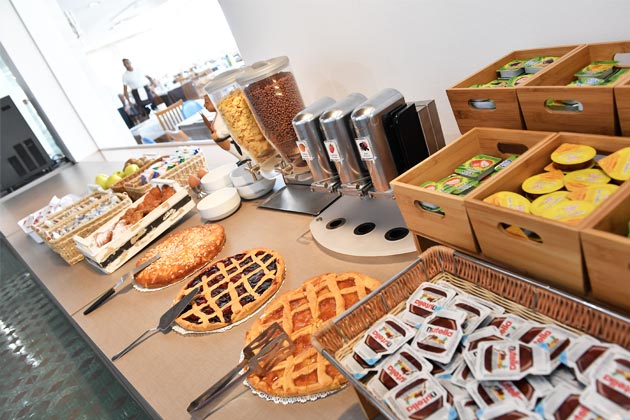 La colazione proposta in hotel