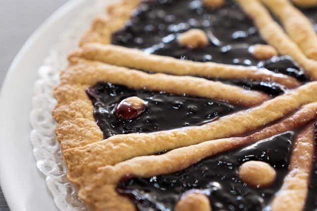 Dettaglio crostata con la marmellata