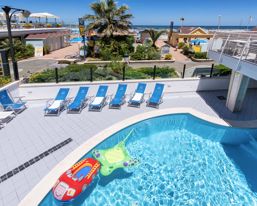 La piscina dell'Hotel Regina